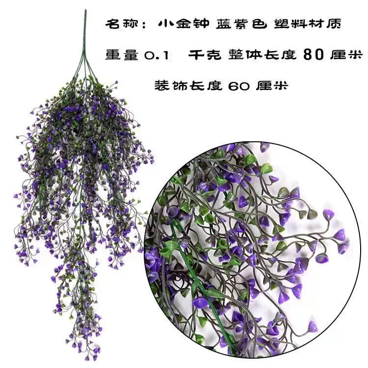 Handmade Wicker Rattan Wall Hanging Flower Planter – Garden Vine Basket Plant Holder