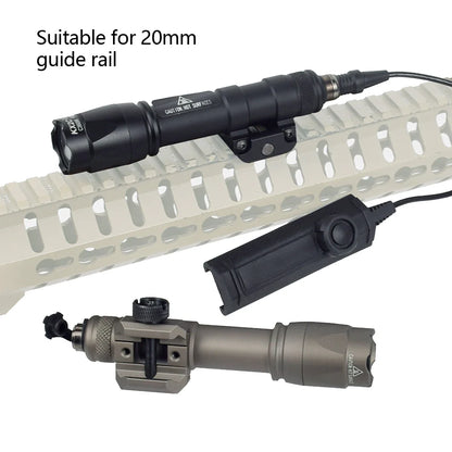 Tactical Surefire M600 M600U/M600B Airsoft Flashlight – Powerful LED Scout Light with 5 Switch Styles for 20mm Rail Rifle Gun