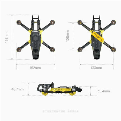 SpeedyBee Master 3X Modular FPV Drone – O3/O4 Pro HD Digital VTX for Freestyle & Racing