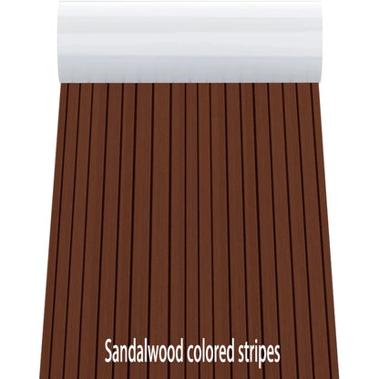 2400×450×6mm EVA Foam Boat Flooring — Faux Teak Decking Sheet Pad in 4 Colors for Boat, Marine, Yacht & RV Deck Mat