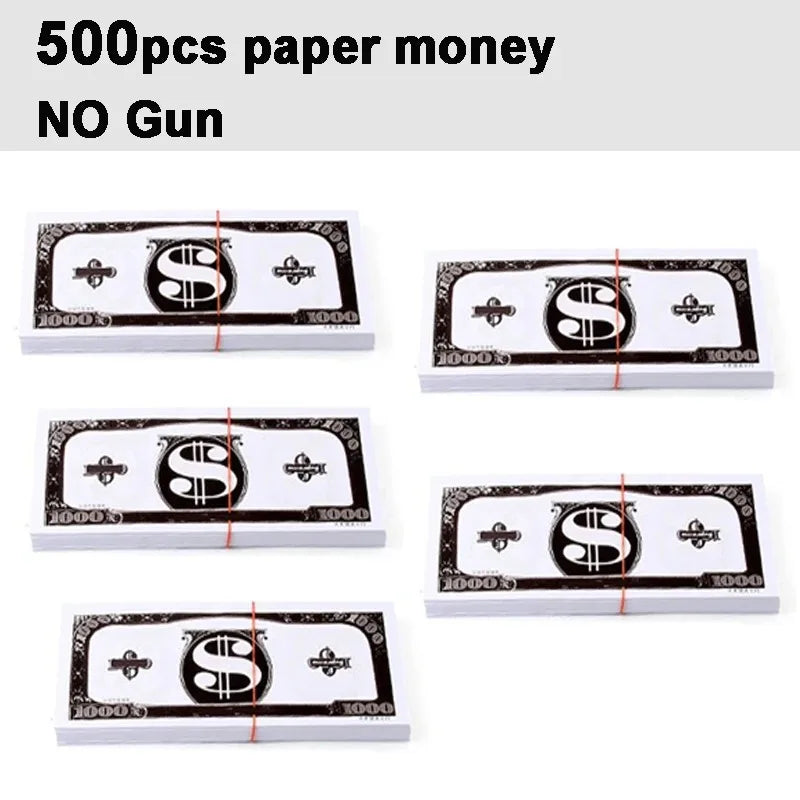 Money Shooting Gun Toy – Funny Party Game Pistol, Paper Banknote Shooter for Kids, Weddings, Birthdays & Party Fun