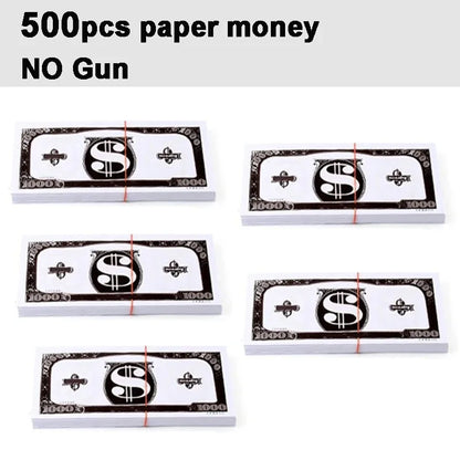 Money Shooting Gun Toy – Funny Party Game Pistol, Paper Banknote Shooter for Kids, Weddings, Birthdays & Party Fun