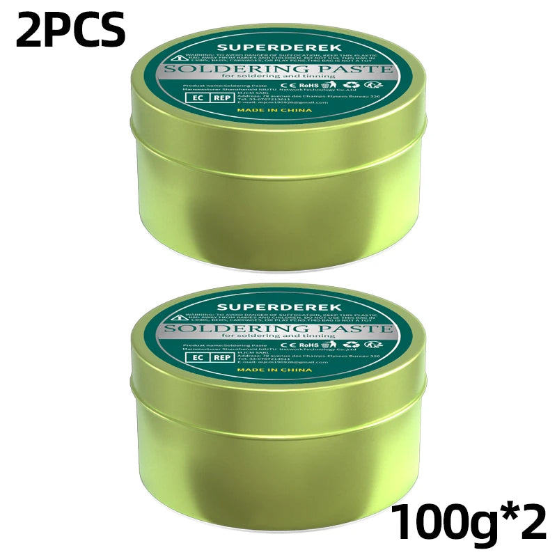 35-300g Solder Paste Rosin Flux | No Clean Soldering Flux for Electronics & Circuit Boards