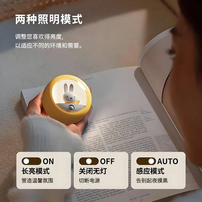 Miffy Rabbit LED Smart Sensor Night Light – Bedside & Bedroom Ambient Light