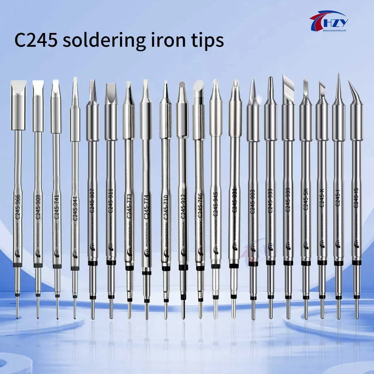 HZY C245 Soldering Iron Tips Set – Universal T245 Compatible Tips for ...