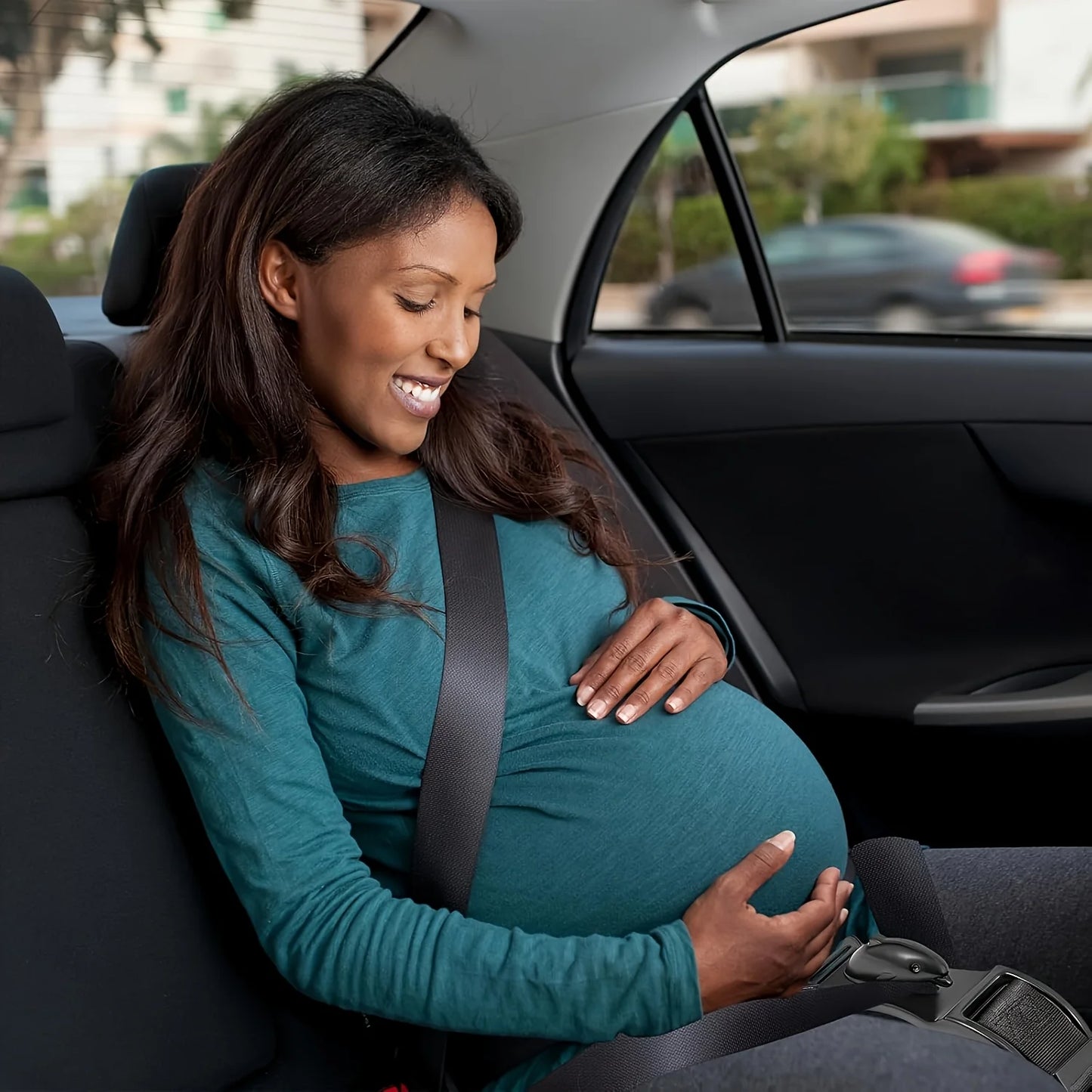 Car Maternity Seat Belt Adjuster – Pregnancy Safety Belly Comfort Retainer Buckle