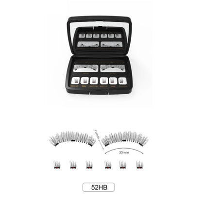 3D Magnetic Eyelashes – Soft, Reusable False Mink Lashes for Easy Wear & Beauty Makeup