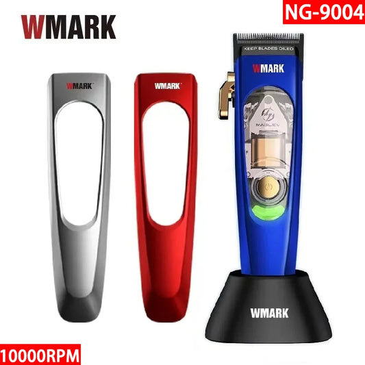WMARK NG-9004 Hair Clipper for Men – 10,000 RPM MAGLEV Motor, Cordless Rechargeable Trimmer with Base