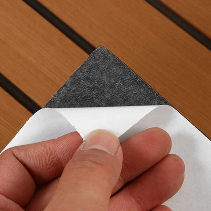 Self-Adhesive EVA Foam Teak Decking – Faux Marine Flooring Boat Floor Mat 600x2400x6mm