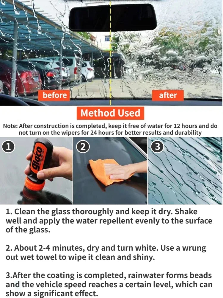 Soft99 Glaco Car Windshield Rain Repellent — Glass Hydrophobic Coating ...