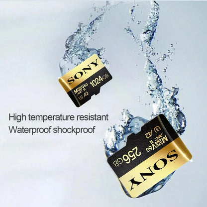 SONY High-Speed Micro SD Card – 128GB, 64GB, 256GB, 512GB, 1TB Memory Card for Phone, Camera & Tablet PC