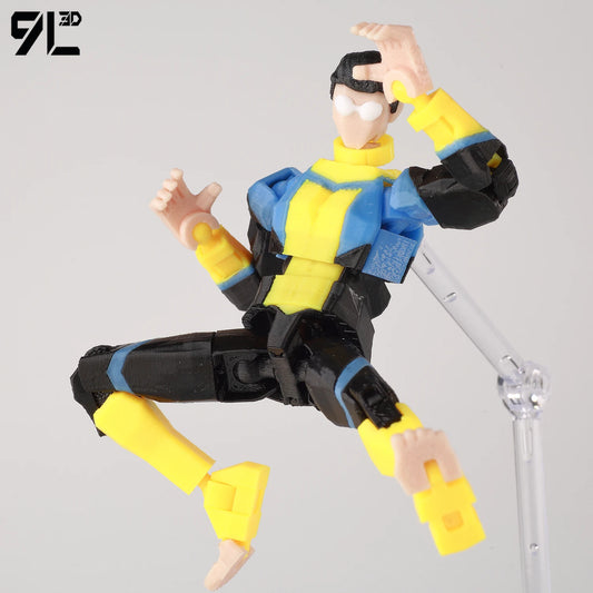 9LToyWodu Invincible Boy Action Figure – Anime Collectible Toy for Cosplay, Stop Motion & Birthday Gifts