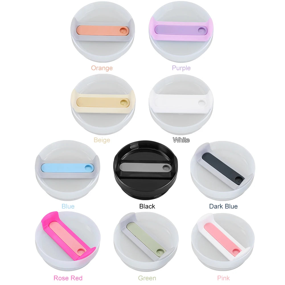 40oz Stanley Tumbler Lid Replacement — Spill-Proof Flip Straw Cap for Water & Coffee
