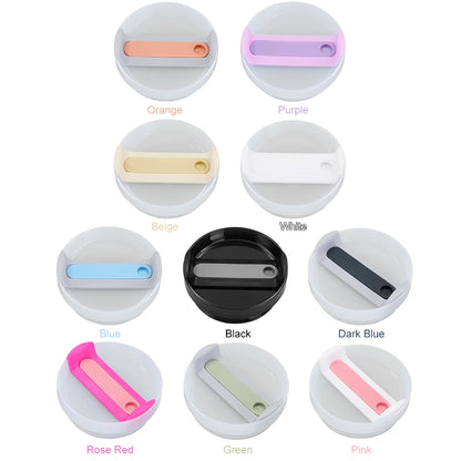 40oz Stanley Tumbler Lid Replacement — Spill-Proof Flip Straw Cap for Water & Coffee