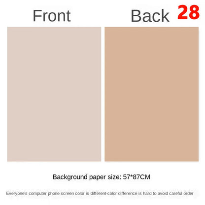 Photography Backdrops 57x87cm – Double-Sided Solid Color Photo Background for Studio, Newborn & Product Photography