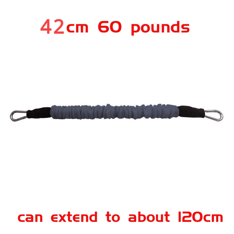 Thickened Latex Resistance Bands — 30/42/65/80cm Pull Rope for Gym, Fitness Training & Taekwondo (Customizable)