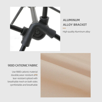 TARKA 2pcs Foldable Camping Chairs – Lightweight Folding Travel, Fishing, Backpacking, Garden & Balcony Seats