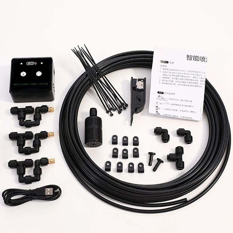 WiFi Rainforest Sprayer — Automatic Timed Mist System Kit for Reptiles & Irrigation