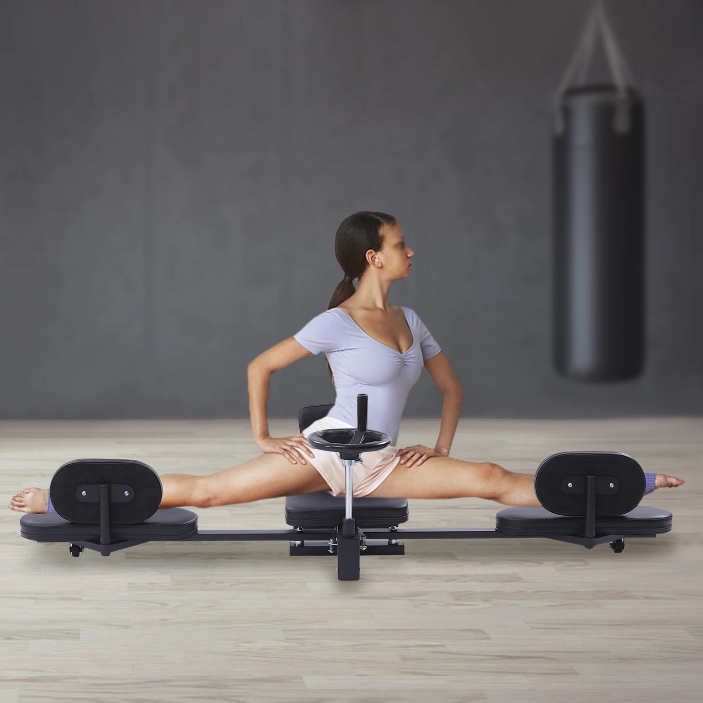 Heavy Duty Leg Stretcher Machine — Gymnastics, Yoga, MMA Flexibility & Home Gym Training Equipment