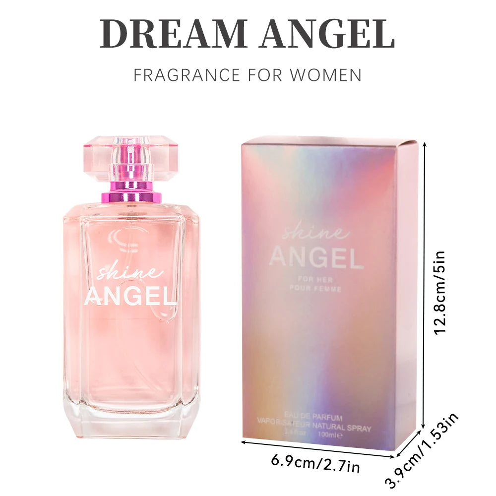 SHINE ANGEL Women's Eau de Parfum 3.4oz – Long Lasting Fragrance Perfume for Women