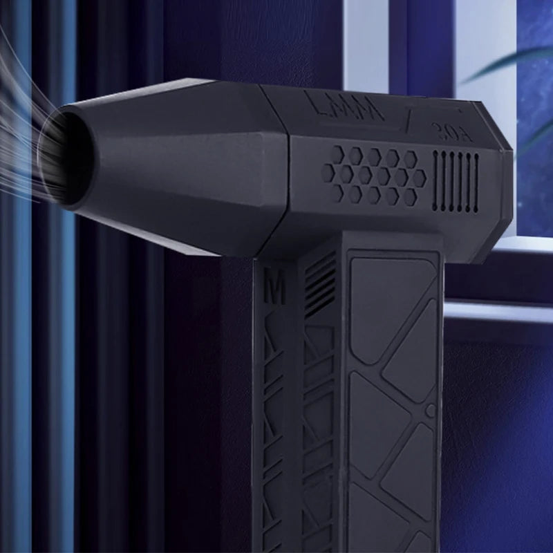 High-Speed Turbofan | Violent Fan with High Air Volume | Brushless Charging Handheld Outdoor Car Fan