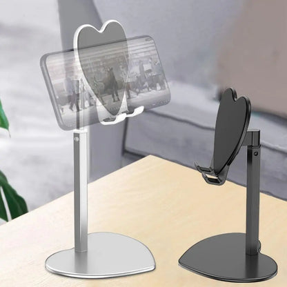 Heart Shaped Adjustable Universal Tablet Holder Stand | Desktop Mobile Phone Desk Stand