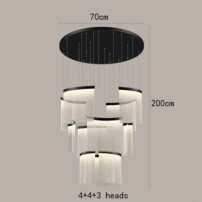 Modern LED Ceiling Pendant Lamp – Decorative Indoor Lighting Chandelier for Bedroom & Dining Room