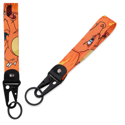 Anime Dinosaur Keychain Lanyard – Cute Car Keyring Toy Bag Pendant & Key Holder Gift