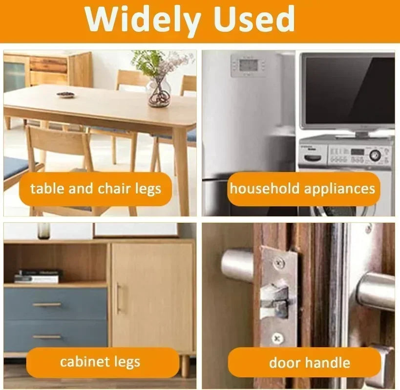 Self-Adhesive Felt Chair Leg Pads – Non-Slip Furniture Protectors for Hardwood Floors, Anti-Scratch Table & Chair Bottom Covers