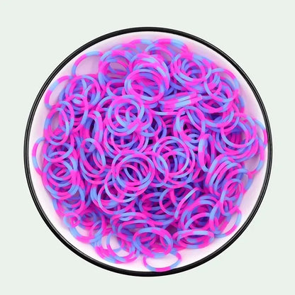 Loom Rubber Bands Refill Kit – DIY Bracelet Making Craft Set for Kids, Creative Weaving Toy Gift