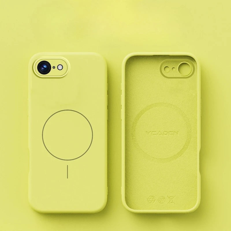 Original Liquid Soft Silicone MagSafe Case – Magnetic Wireless Charging Cover for iPhone 16 Plus, 15, 14, 13, 12 Pro Max, 11