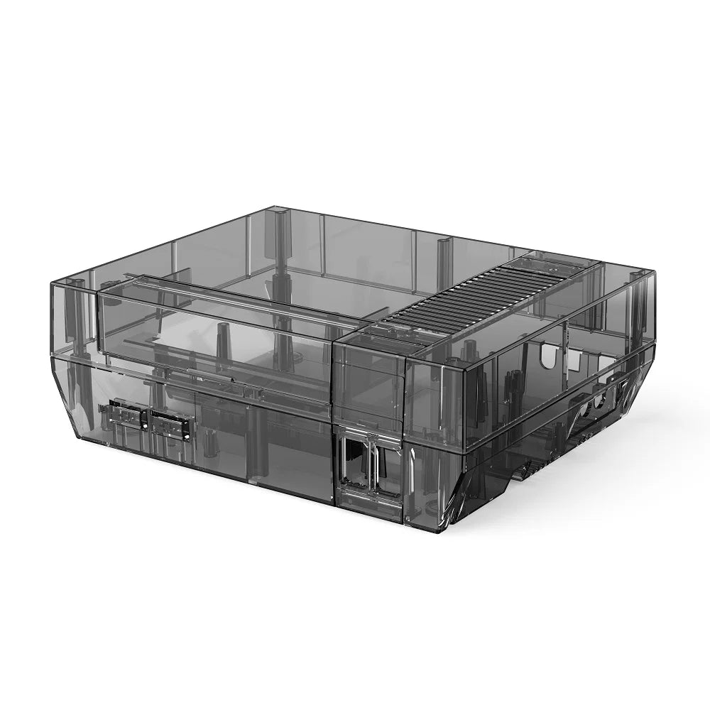 Bitfunx Transparent Replacement Shell – Protective Housing for NES Nintendo Console