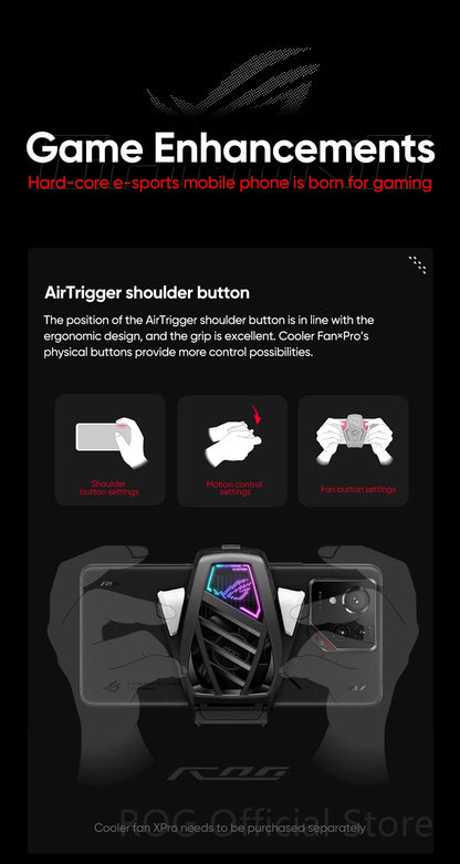 World Premiere ASUS ROG Phone 9 – Snapdragon 8 Elite 5G Smartphone, 6.78'' 185Hz AMOLED Display, 5800mAh, NFC, ROG 9 Pro