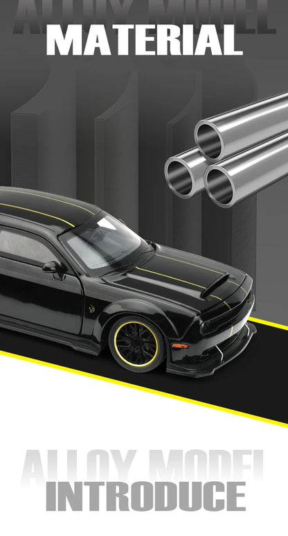 1:32 Dodge Challenger SRT Hellcat Redeye Diecast Model – V8 Alloy Metal American Muscle Sports Car Collectible