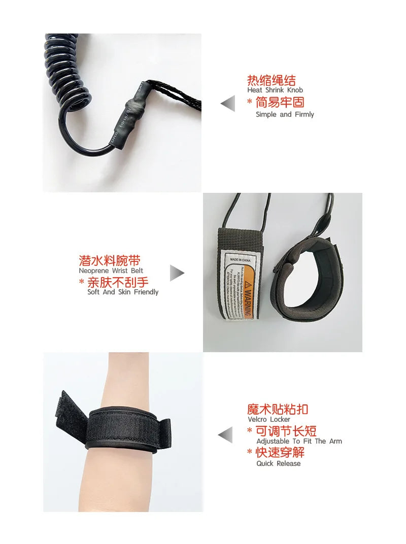 Surfing Safety Handlines — TPU Ropes for Stand Up Paddle Boards & Surfboards