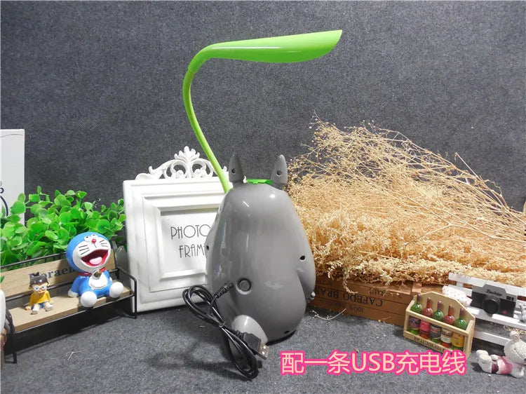 My Neighbor Totoro Cartoon LED Charging Night Light – Animal USB Table Lamp for Kids, Reading & Room Decor Gift