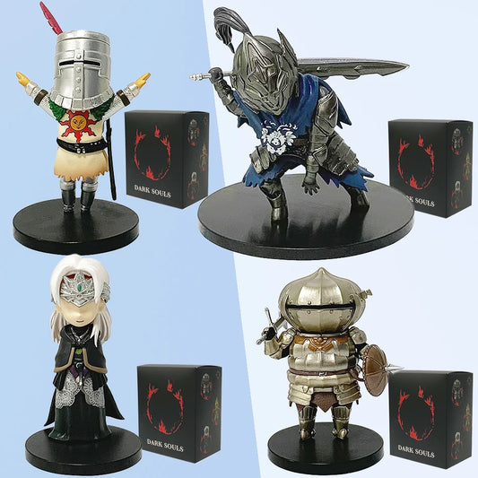 Q-Version Dark Souls Anime Action Figure – Solaire, Artorias, Ornstein & Fire Keeper Doll, Collectible Toy for Boys & Gifts