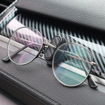 Car Invisible Small Hooks - Carbon Fiber Self-Adhesive Dashboard Wall Hook for USB Cables, Headphones, & Key Storage