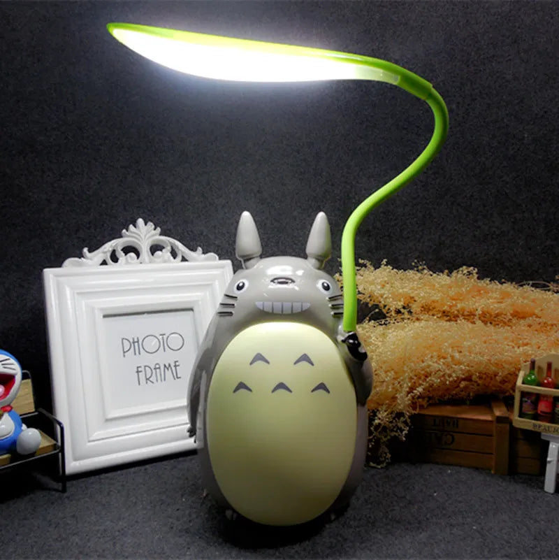 My Neighbor Totoro Cartoon LED Charging Night Light – Animal USB Table Lamp for Kids, Reading & Room Decor Gift