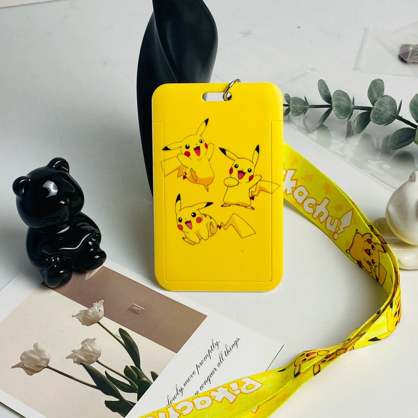 Anime Cartoon Credential Holder Lanyard – Key, Card & Badge Neck Strap Accessory Gift