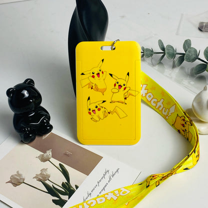 Anime Cartoon Credential Holder Lanyard – Key, Card & Badge Neck Strap Accessory Gift