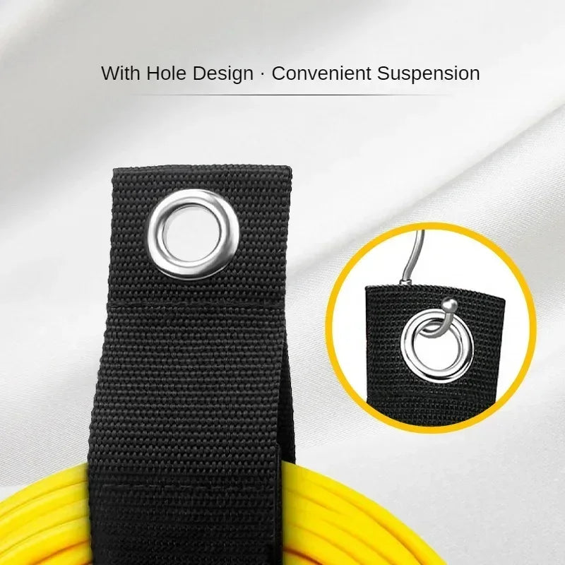 4pcs Heavy-Duty Storage Straps – Reusable Cable, Hose & Extension Cord Organizer for Garage