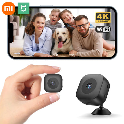 Xiaomi Mini 4K HD WiFi Camera – Wireless Security Monitor for Smart Home, Remote Video Surveillance Camcorder