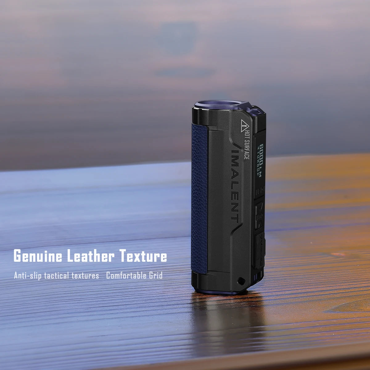 IMALENT BL70 EDC Flashlight – 6000 Lumens Cree XHP70 HI LED, Type-C Rechargeable Dual Light Source for Camping & Work