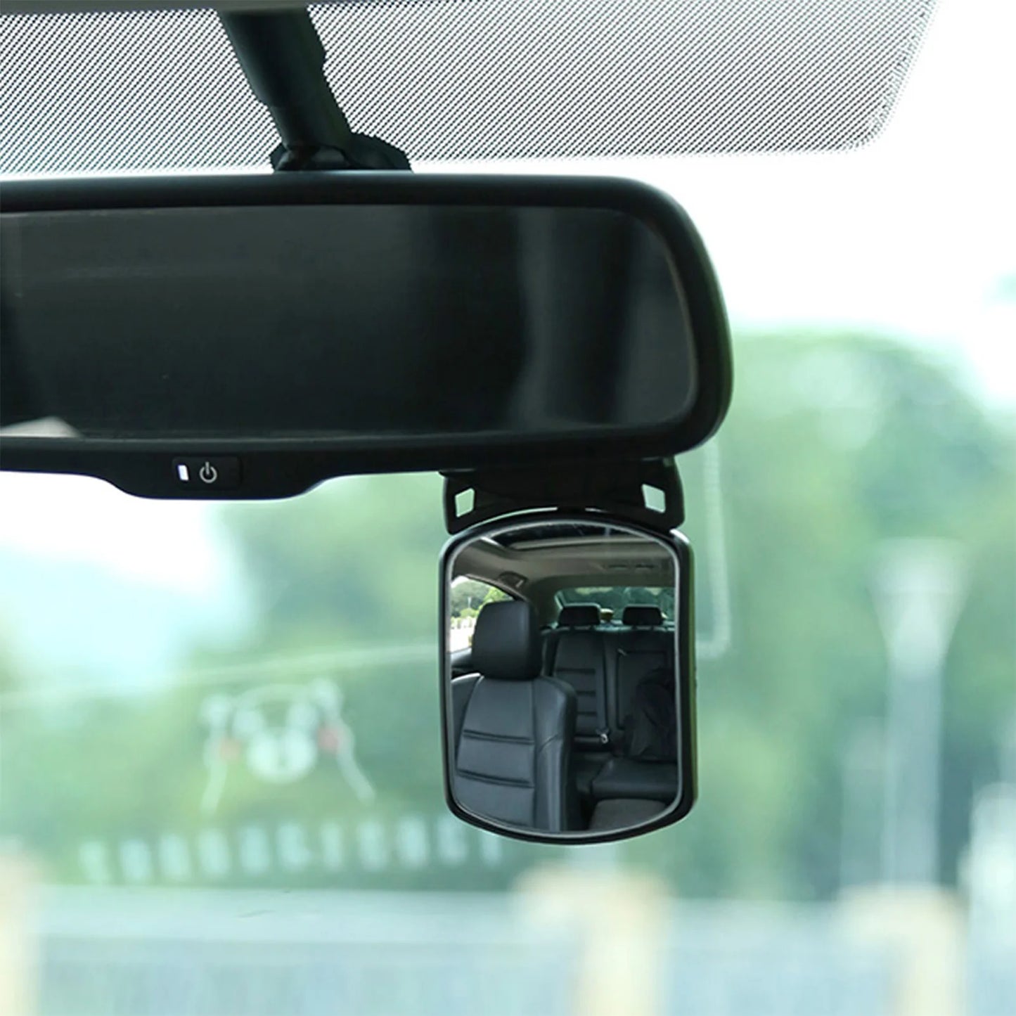 Rotating Baby Car Rearview Mirror: Safety View Back Seat Monitor for Auto Observation - Auxiliary Mirror for Car Interior