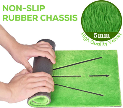 Golf Training Swing Mat – Practice Marking Pad for Ball Tracking, Direction & Batting Detection