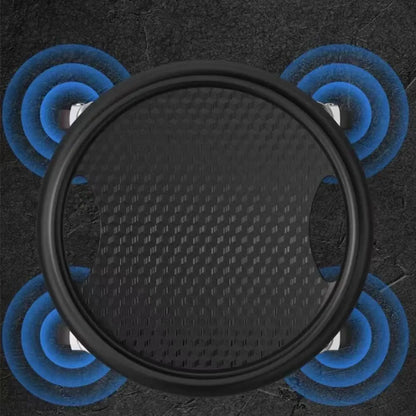 Noiseless 4-Wheel Abdominal Roller – Multifunctional Muscle Trainer with Handles for Gym & Home