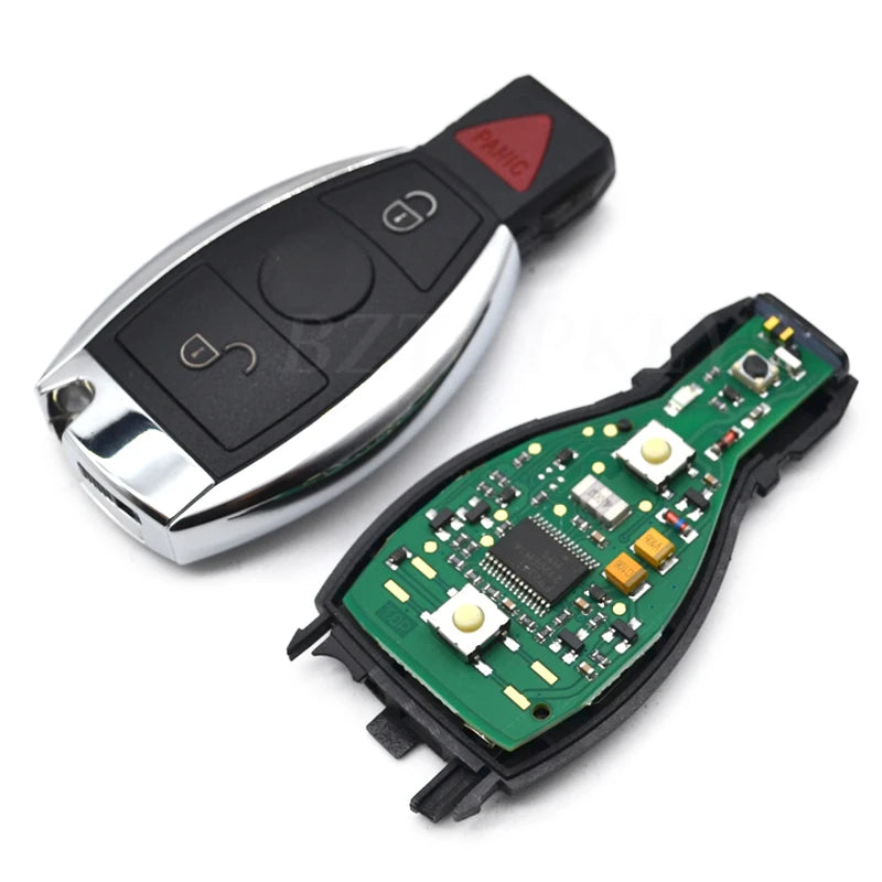 BZTOPKEYS Smart Car Key – 3/4 Button 315/434MHz Remote Fob for Mercedes Benz A/C/E/S Class W203/W204/W205/W210/W212 NEC BGA