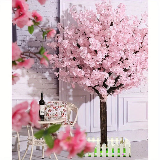 Artificial Cherry Blossom Tree – Handmade Pink Floral Decor for Indoor & Outdoor Events