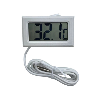 Digital Aquarium Thermometer with Probe – Suction Cup Water Temperature Gauge for Fish Tanks, Celsius (℃) Display